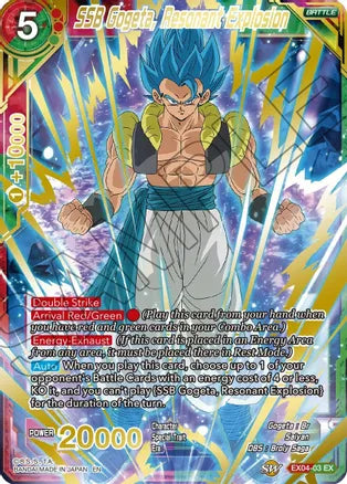 SSB Gogeta, Resonant Explosion (Gold Stamped) [EX04-03]