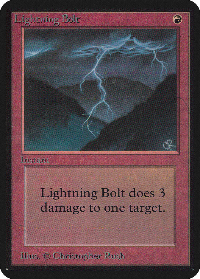 Lightning Bolt [Limited Edition Alpha] (LEA 161)