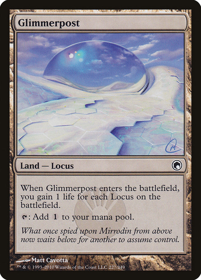 Glimmerpost [Scars of Mirrodin] (SOM 227)