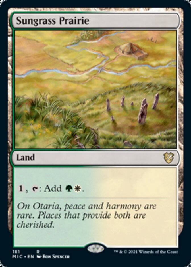 Sungrass Prairie [Innistrad: Midnight Hunt Commander] (MIC 181)
