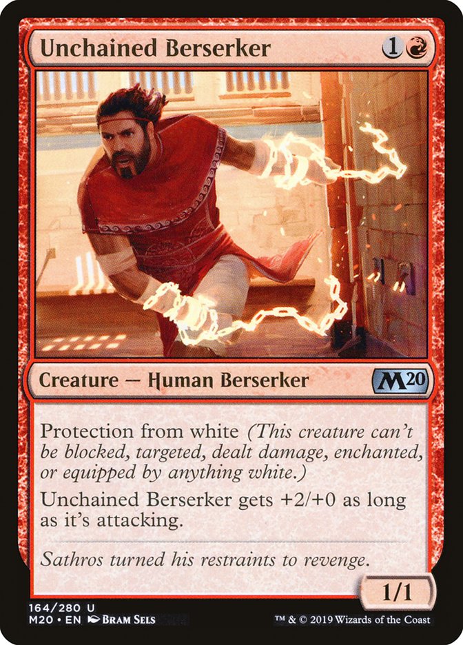 Unchained Berserker [Core Set 2020] (M20 164)