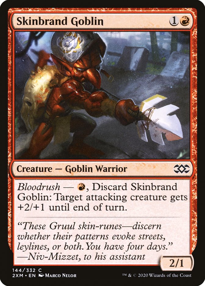 Skinbrand Goblin [Double Masters] (2XM 144)
