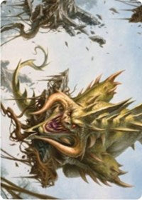 Canopy Baloth Art Card [Zendikar Rising Art Series] (AZNR 70)