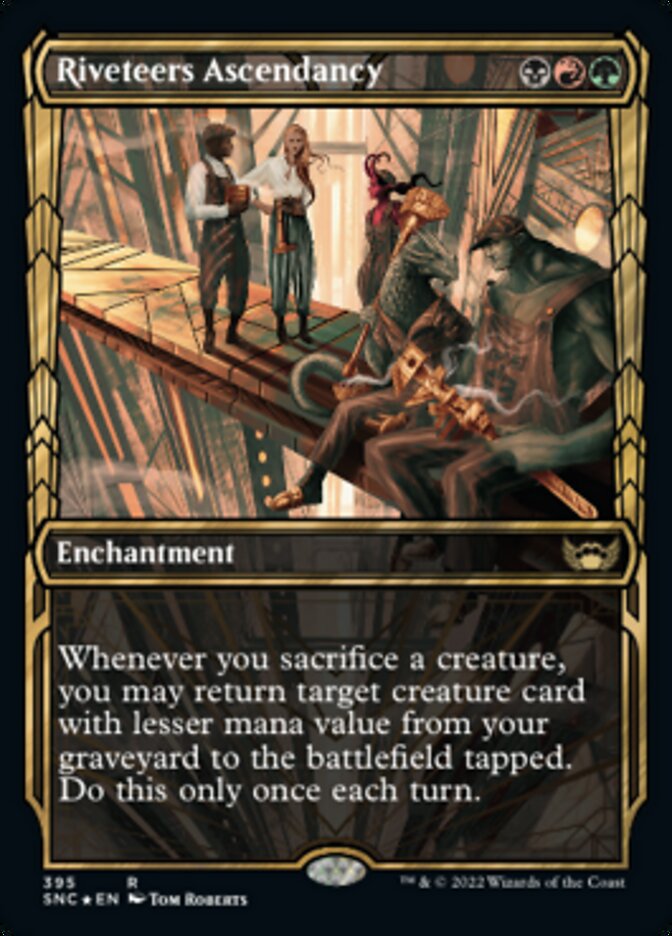 Riveteers Ascendancy (Showcase Golden Age Gilded Foil) (SNC 395)
