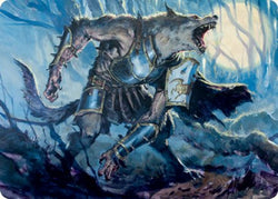 Moonrage Brute Art Card [Innistrad: Midnight Hunt Art Series] (AMID 14)