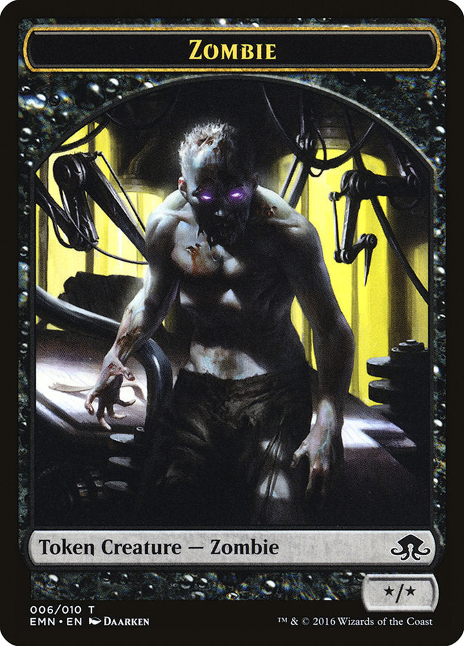 Zombie [Eldritch Moon Tokens] (TEMN 6)