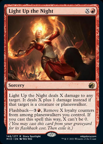 Light Up the Night [Innistrad: Midnight Hunt] (MID 146)