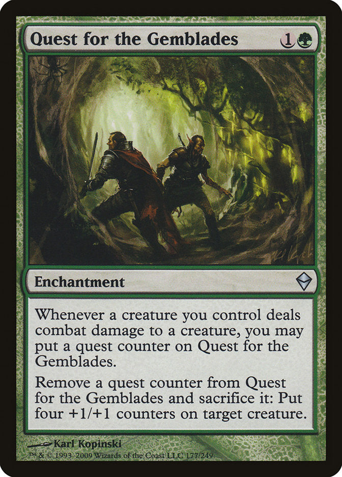 Quest for the Gemblades [Zendikar] (ZEN 177)