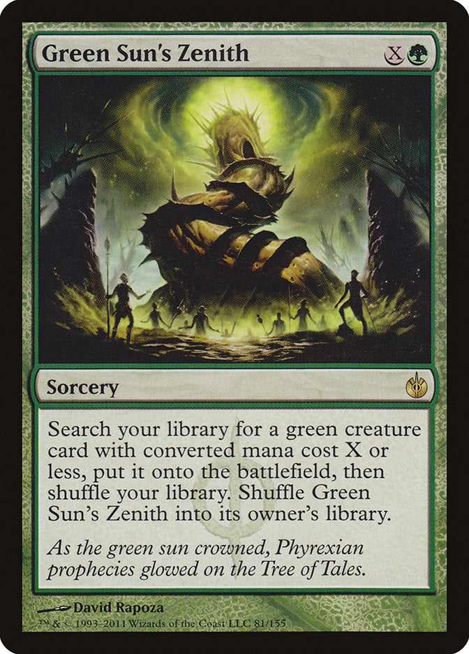 Green Sun's Zenith [Mirrodin Besieged] (MBS 81)