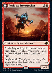 Reckless Stormseeker // Storm-Charged Slasher [Innistrad: Midnight Hunt] (MID 157)