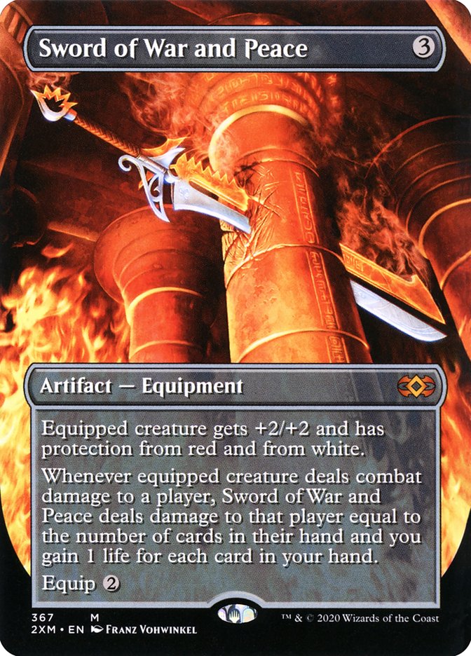 Sword of War and Peace (Borderless) [Double Masters] (2XM 367)