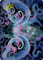 Demonic Bargain Art Card (Gold-Stamped Signature) [Innistrad: Crimson Vow Art Series] (AVOW 30)