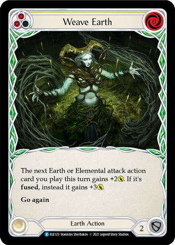 Weave Earth (Yellow) [ELE123] 1st Edition Normal