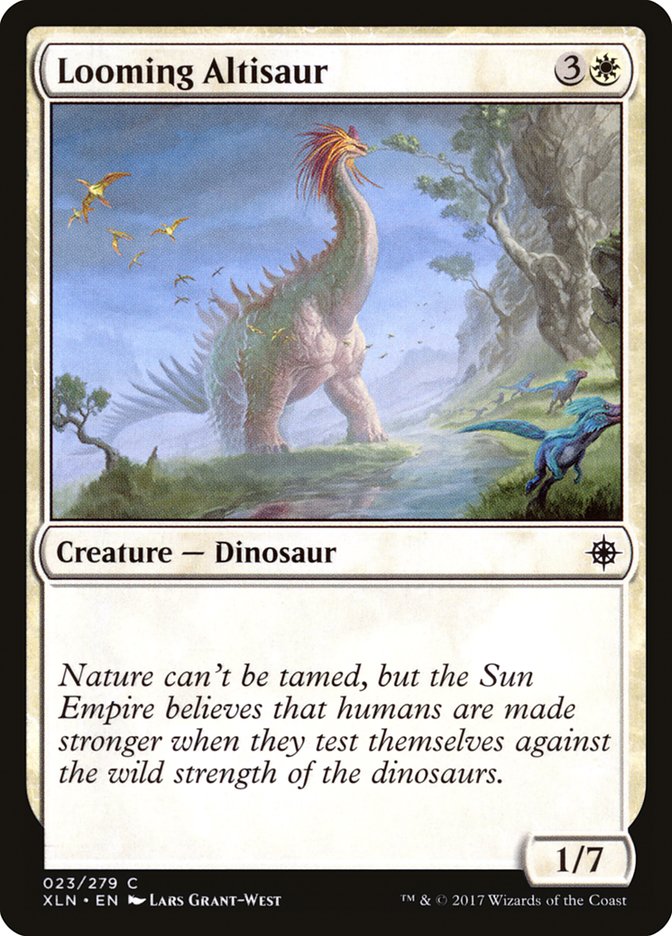 Looming Altisaur [Ixalan] (XLN 23)