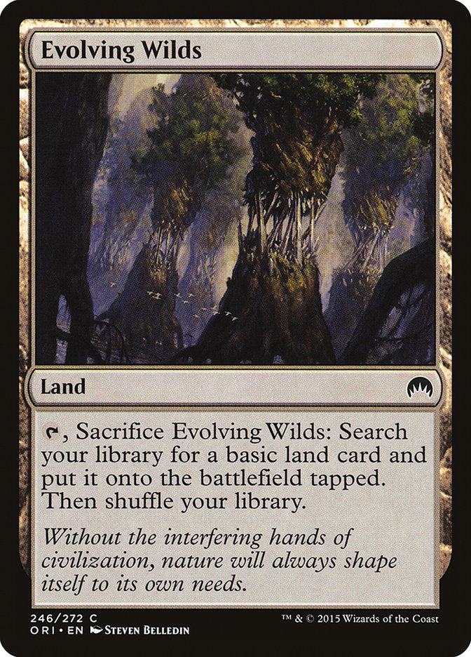 Evolving Wilds [Magic Origins] (ORI 246)