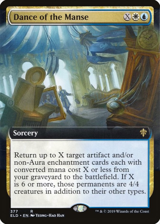 Dance of the Manse (Extended Art) [Throne of Eldraine] (ELD 377)