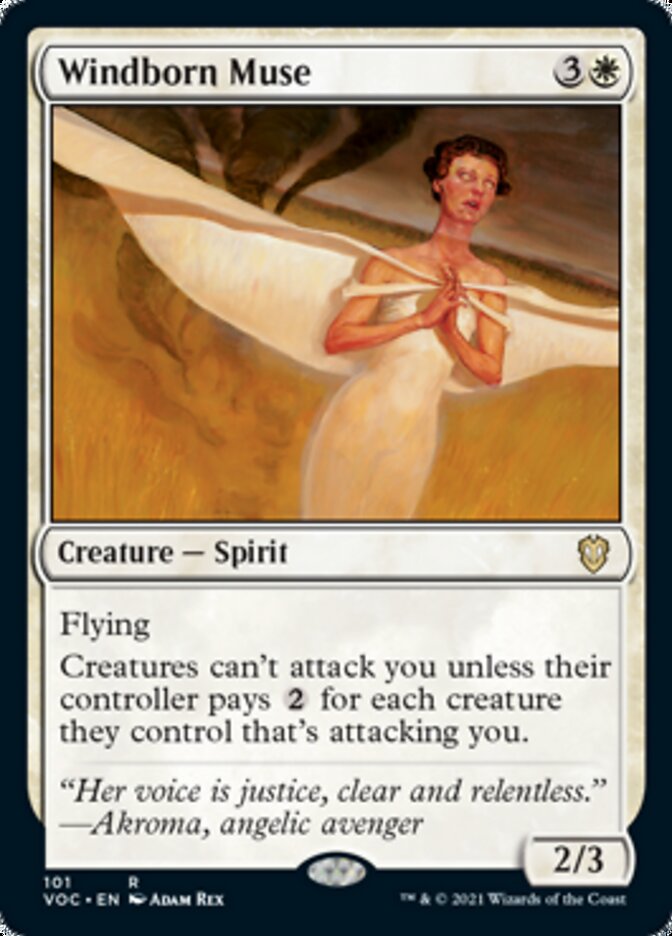 Windborn Muse [Innistrad: Crimson Vow Commander] (VOC 101)