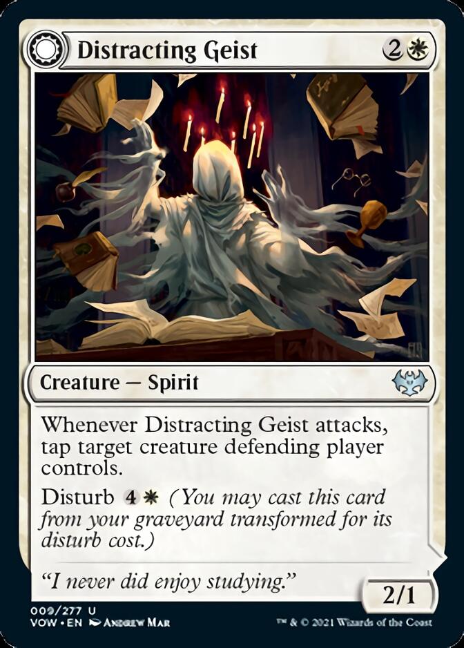 Distracting Geist // Clever Distraction [Innistrad: Crimson Vow] (VOW 9)