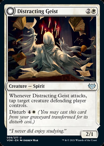 Distracting Geist // Clever Distraction [Innistrad: Crimson Vow] (VOW 9)