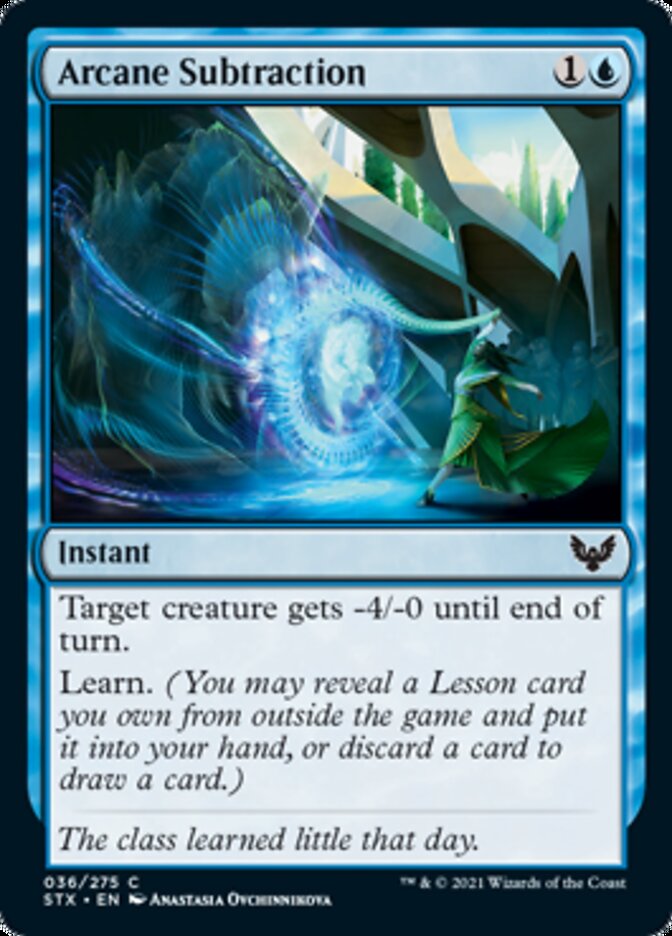 Arcane Subtraction [Strixhaven: School of Mages] (STX 36)