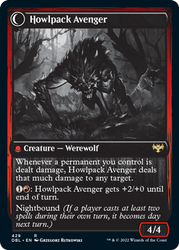 Ill-Tempered Loner // Howlpack Avenger [Innistrad: Double Feature] (DBL 429)