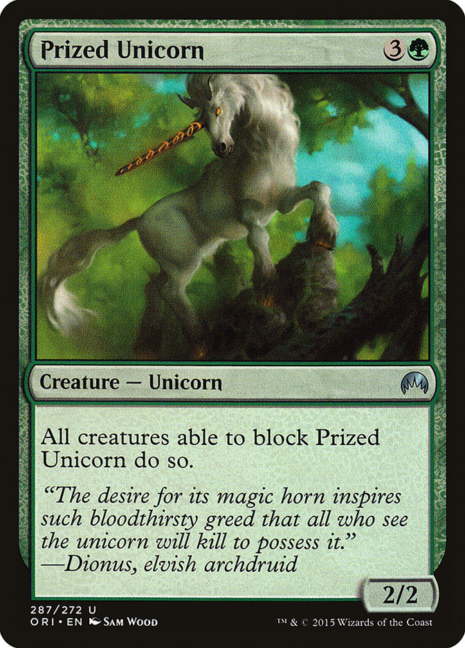 Prized Unicorn [Magic Origins] (ORI 287)