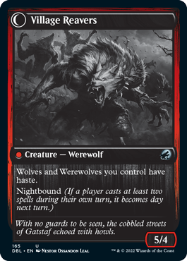 Village Watch // Village Reavers [Innistrad: Double Feature] (DBL 165)