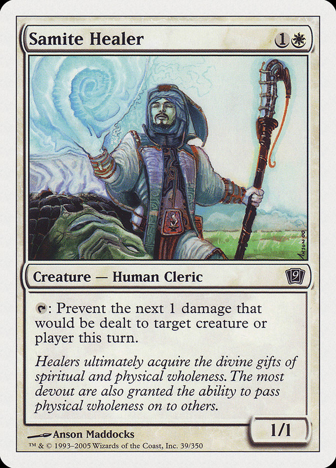 Samite Healer [Ninth Edition] (9ED 39)