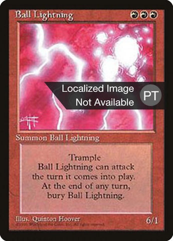 Ball Lightning [Fourth Edition Foreign Black Border] (4BB 176)