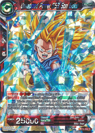 Untapped Power SS3 Son Goku (Shatterfoil) [BT4-004]