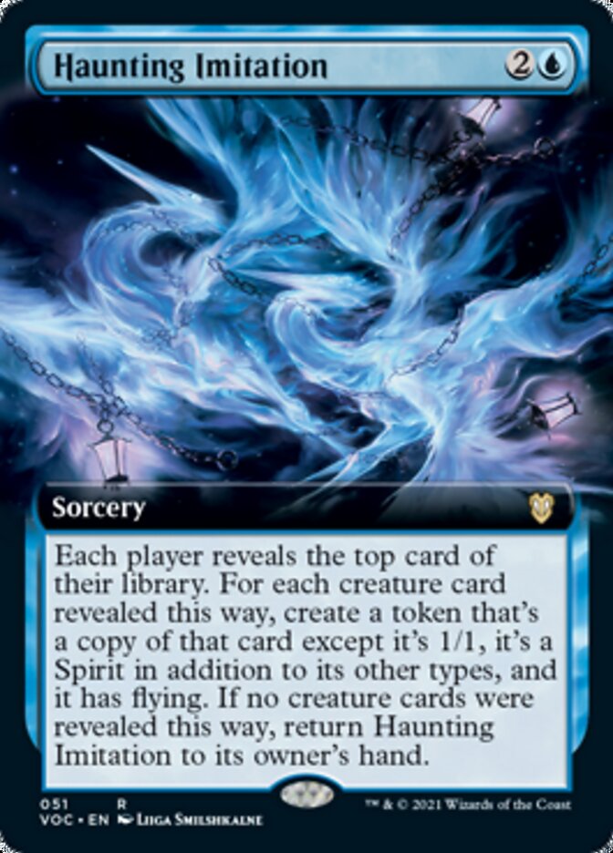 Haunting Imitation (Extended) [Innistrad: Crimson Vow Commander] (VOC 51)