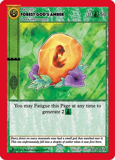 Forest God's Amber [Cryptid Nation: First Edition]