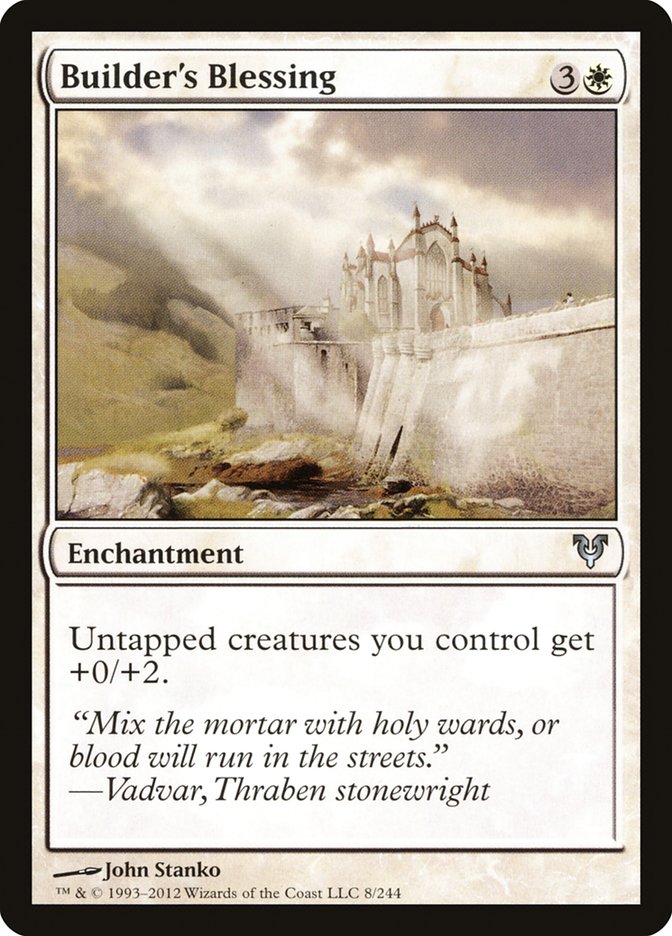 Builder's Blessing [Avacyn Restored] (AVR 8)
