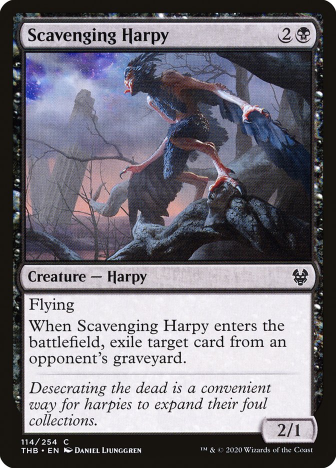 Scavenging Harpy [Theros Beyond Death] (THB 114)