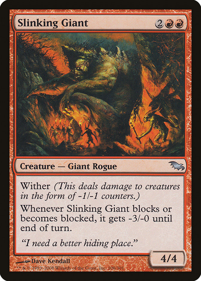 Slinking Giant [Shadowmoor] (SHM 106)