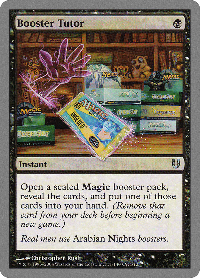 Booster Tutor [Unhinged] (UNH 51)