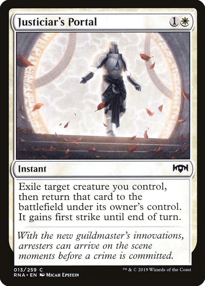 Justiciar's Portal [Ravnica Allegiance] (RNA 13)