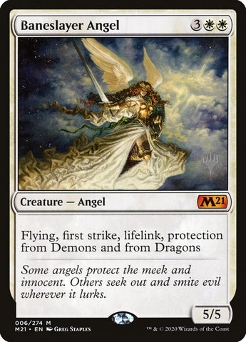 Baneslayer Angel (Promo Pack) [Core Set 2021 Promos] (PM21 6P)