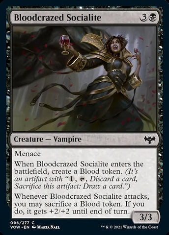 Bloodcrazed Socialite [Innistrad: Crimson Vow] (VOW 96)