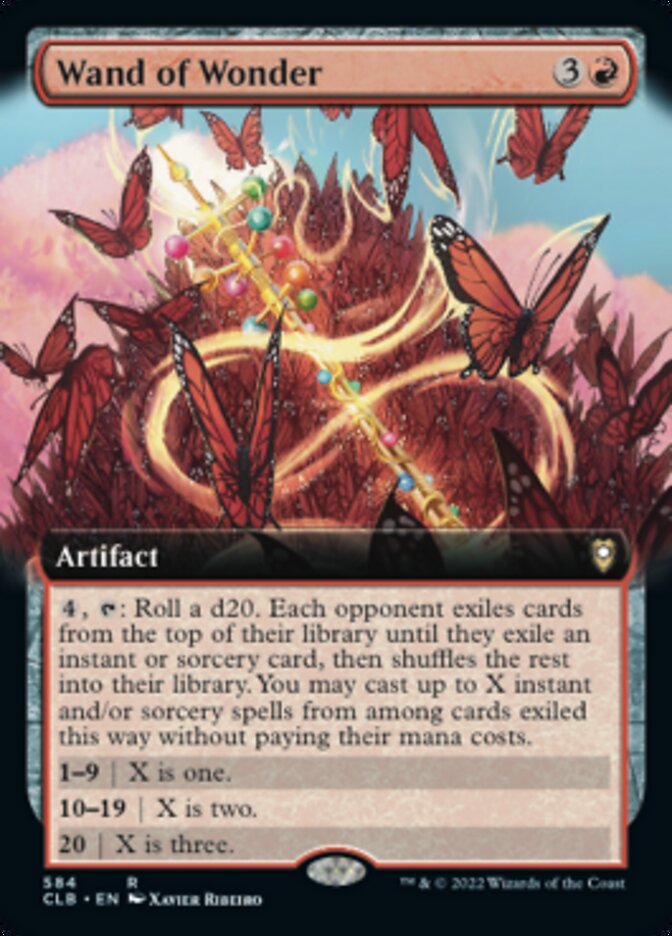 Wand of Wonder (Extended) [Commander Legends: Battle for Baldur's Gate] (CLB 584)