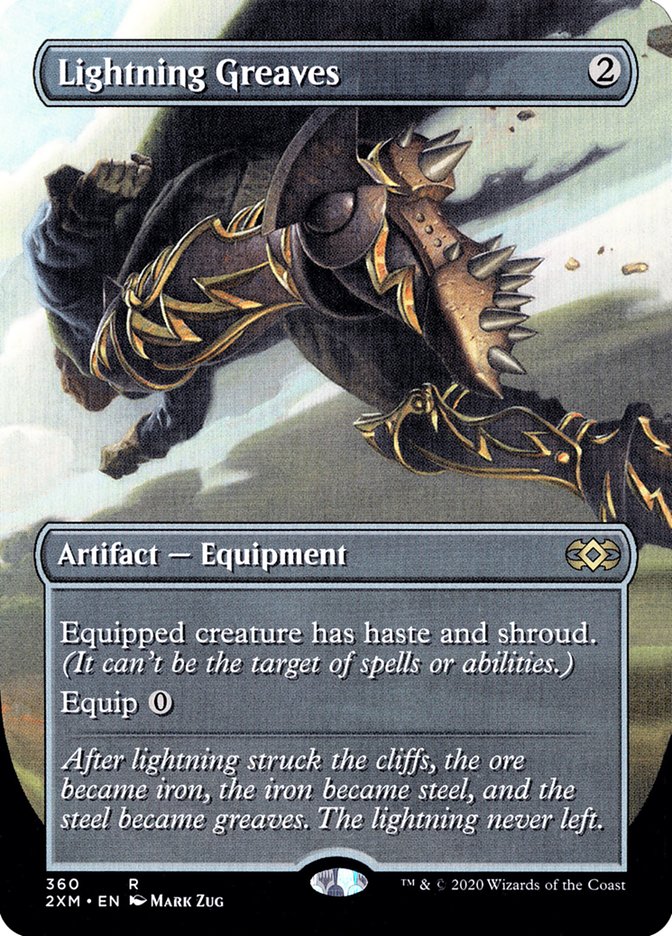 Lightning Greaves (Borderless) [Double Masters] (2XM 360)