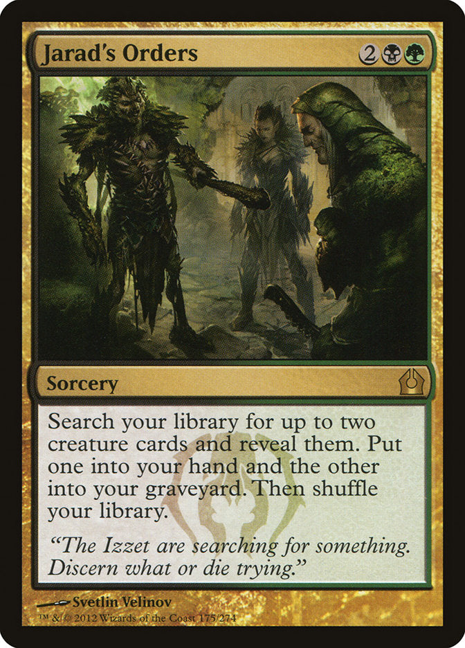 Jarad's Orders [Return to Ravnica] (RTR 175)