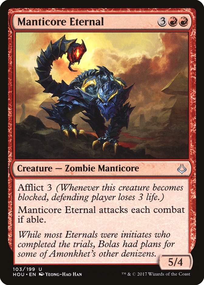 Manticore Eternal [Hour of Devastation] (HOU 103)