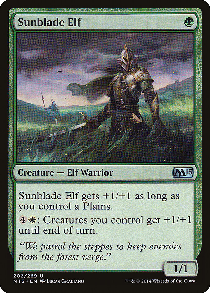 Sunblade Elf [Magic 2015] (M15 202)
