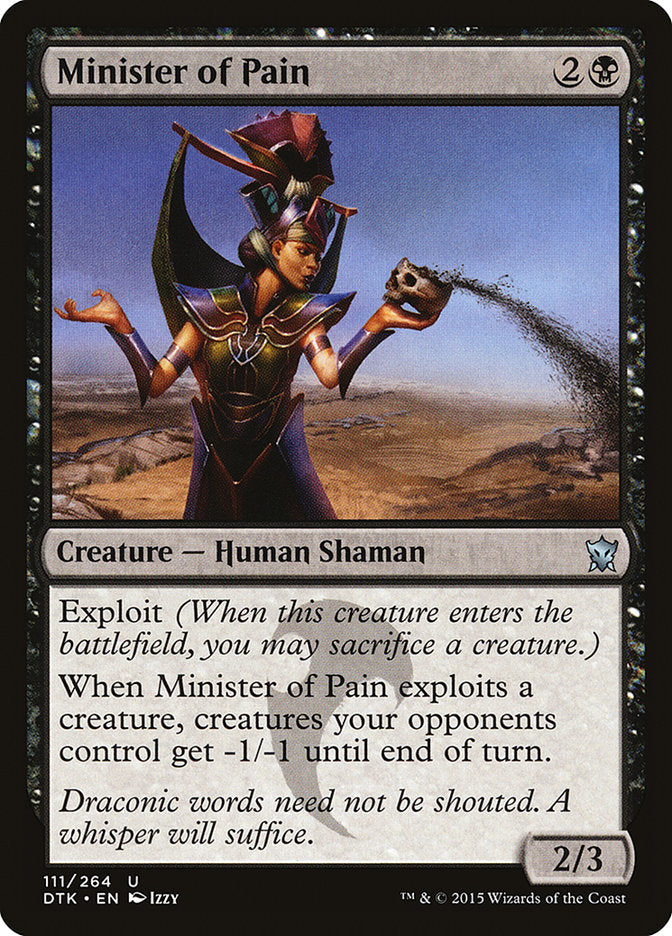Minister of Pain [Dragons of Tarkir] (DTK 111)