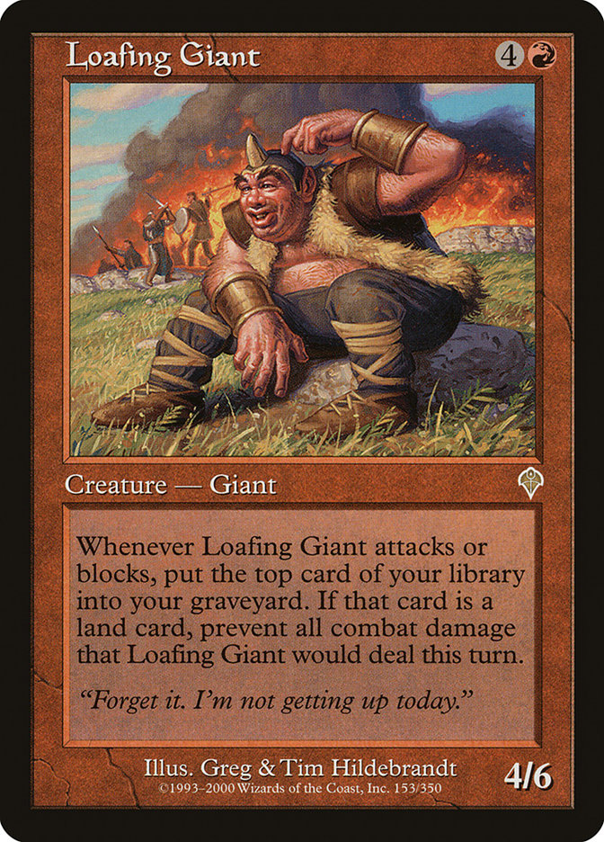 Loafing Giant [Invasion] (INV 153)