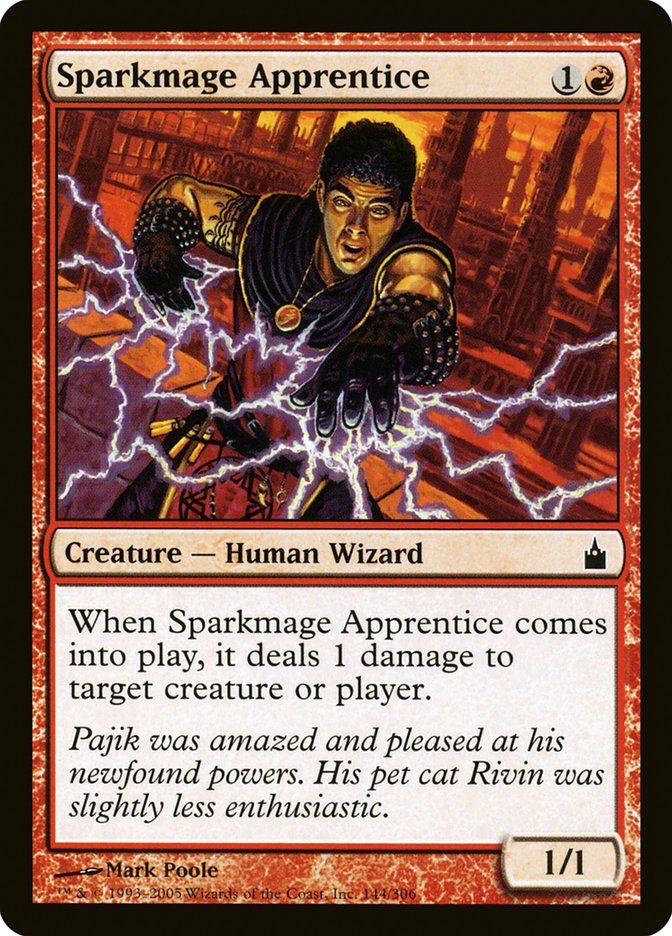 Sparkmage Apprentice [Ravnica: City of Guilds] (RAV 144)