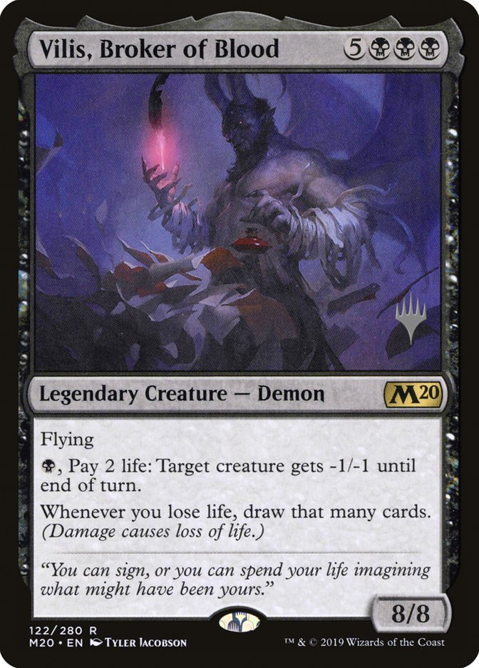 Vilis, Broker of Blood (Promo Pack) [Core Set 2020 Promos] (PM20 122P)