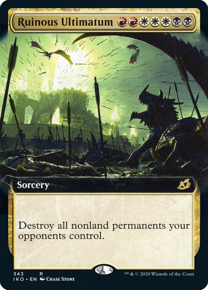 Ruinous Ultimatum (Extended Art) [Ikoria: Lair of Behemoths] (IKO 343)