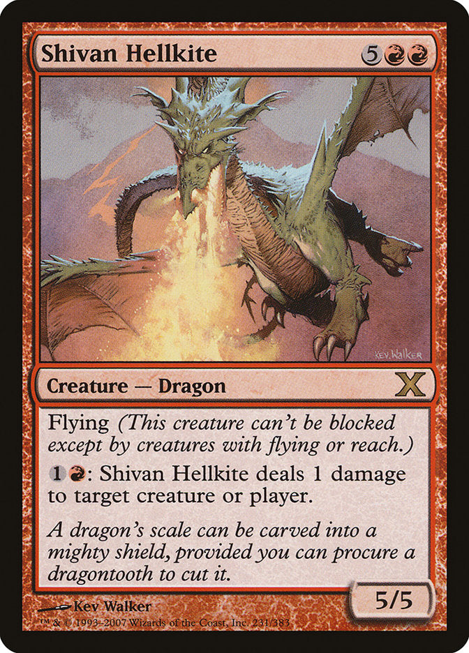 Shivan Hellkite [Tenth Edition] (10E 231)